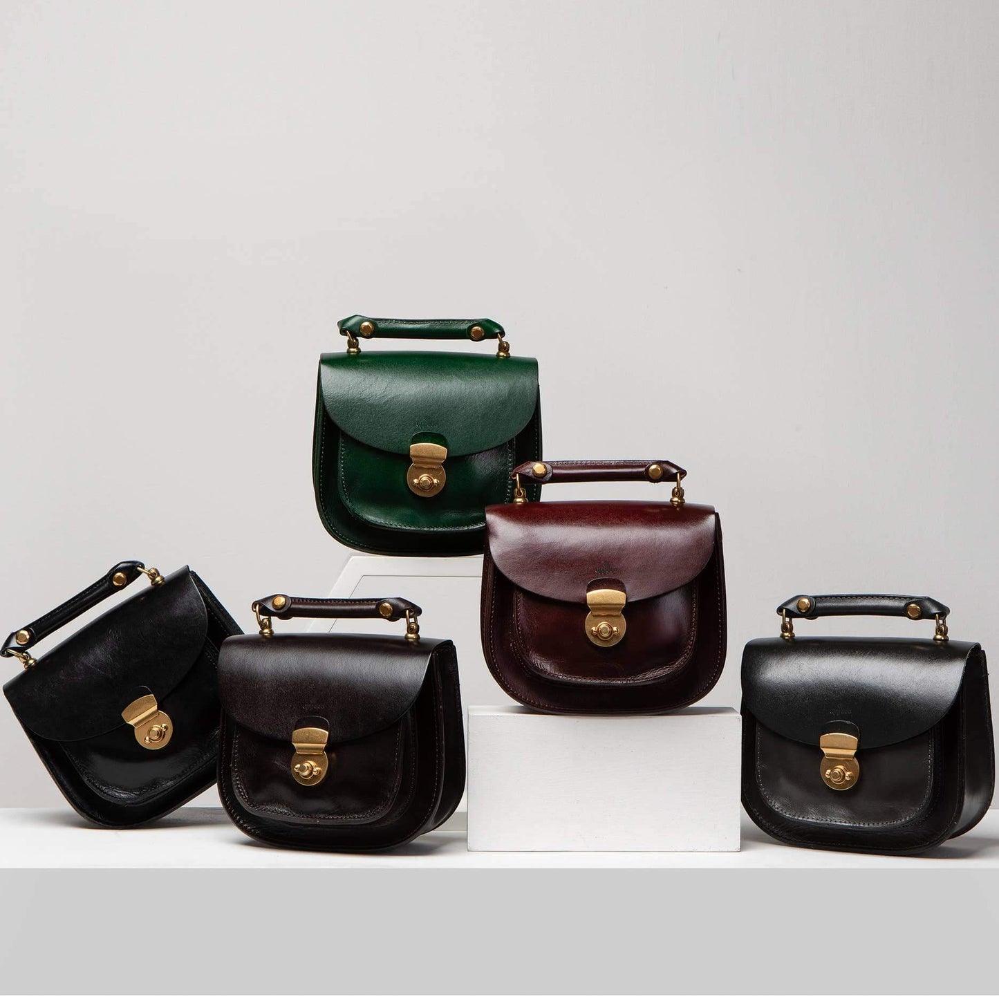 Summit Mini Leather Saddle Bag