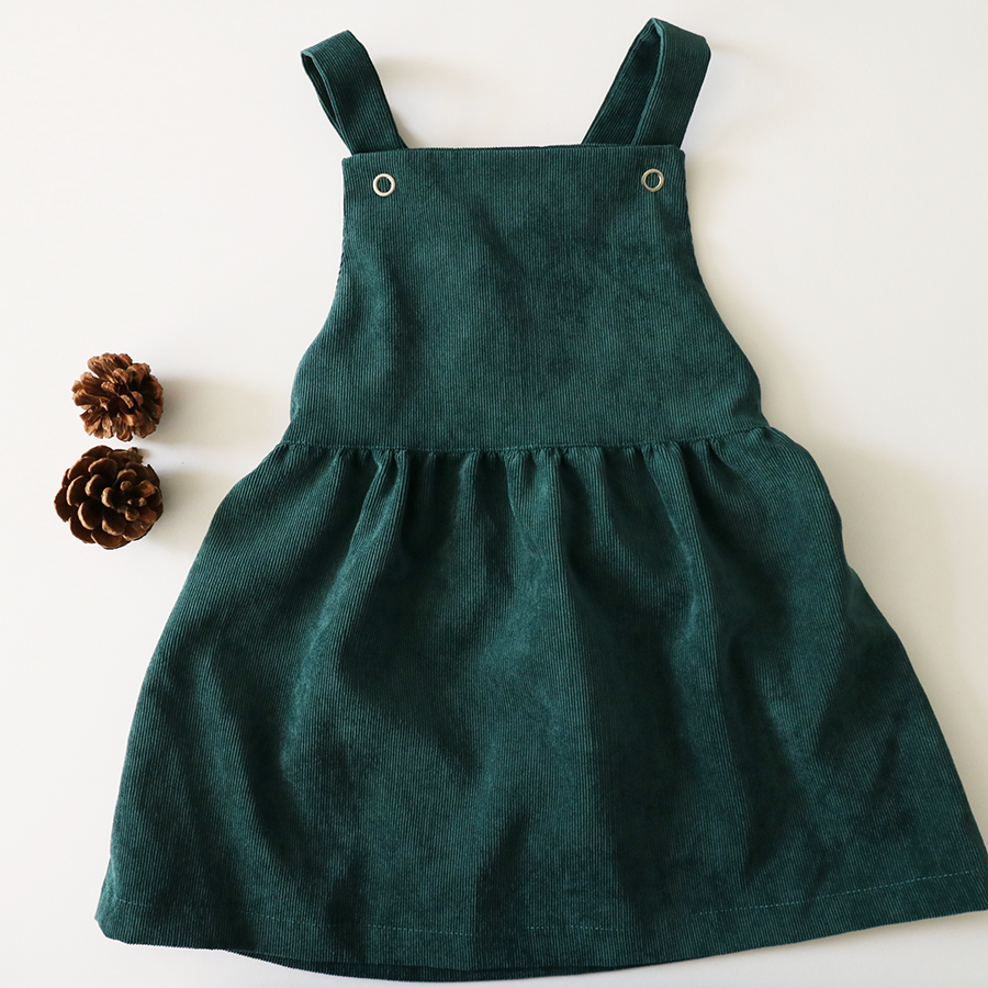 EMERALD VELVET DRESS