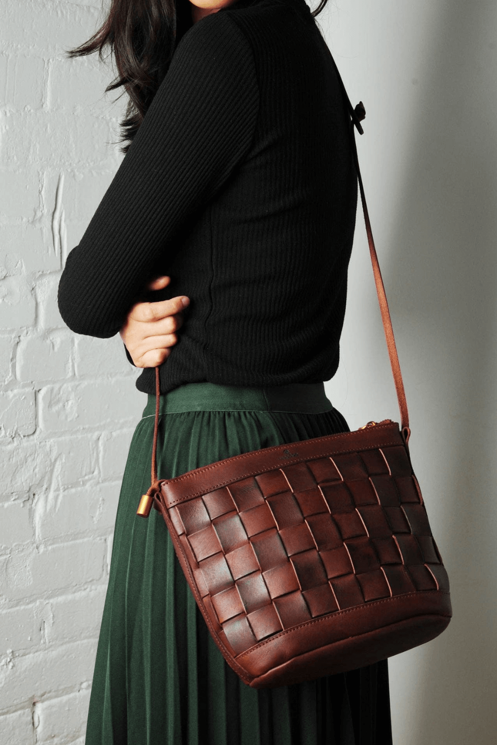 Venture Leather Crossbody Bag