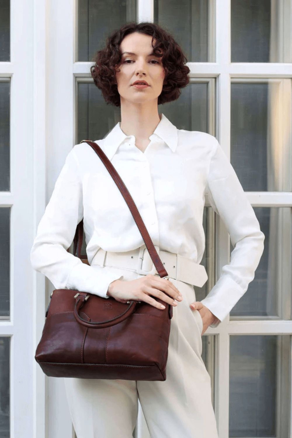 Vachetta Leather Shoulder Bag