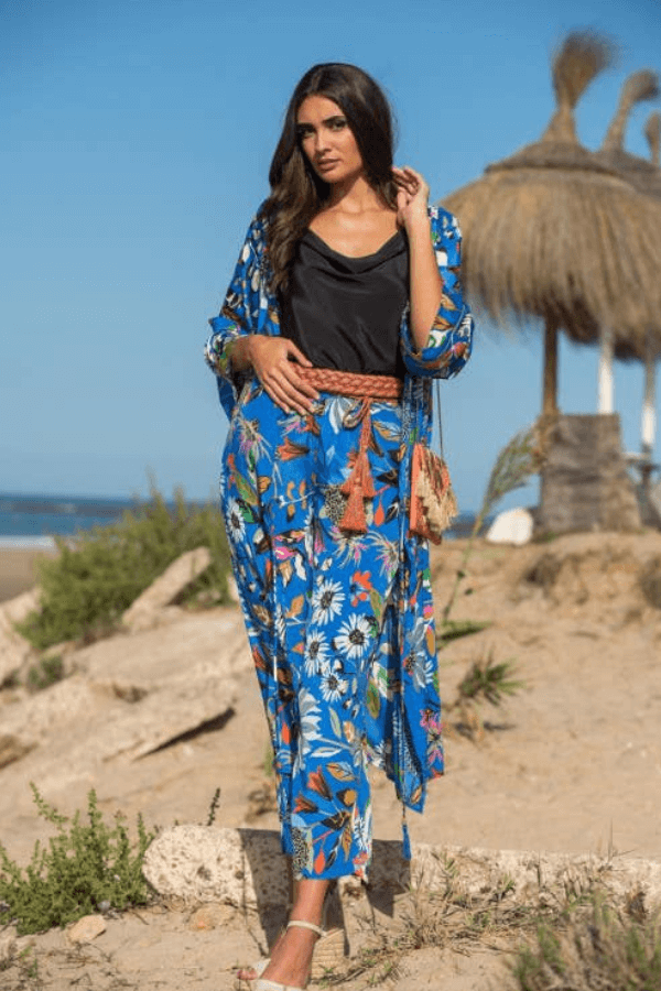 Blue Garden Pants