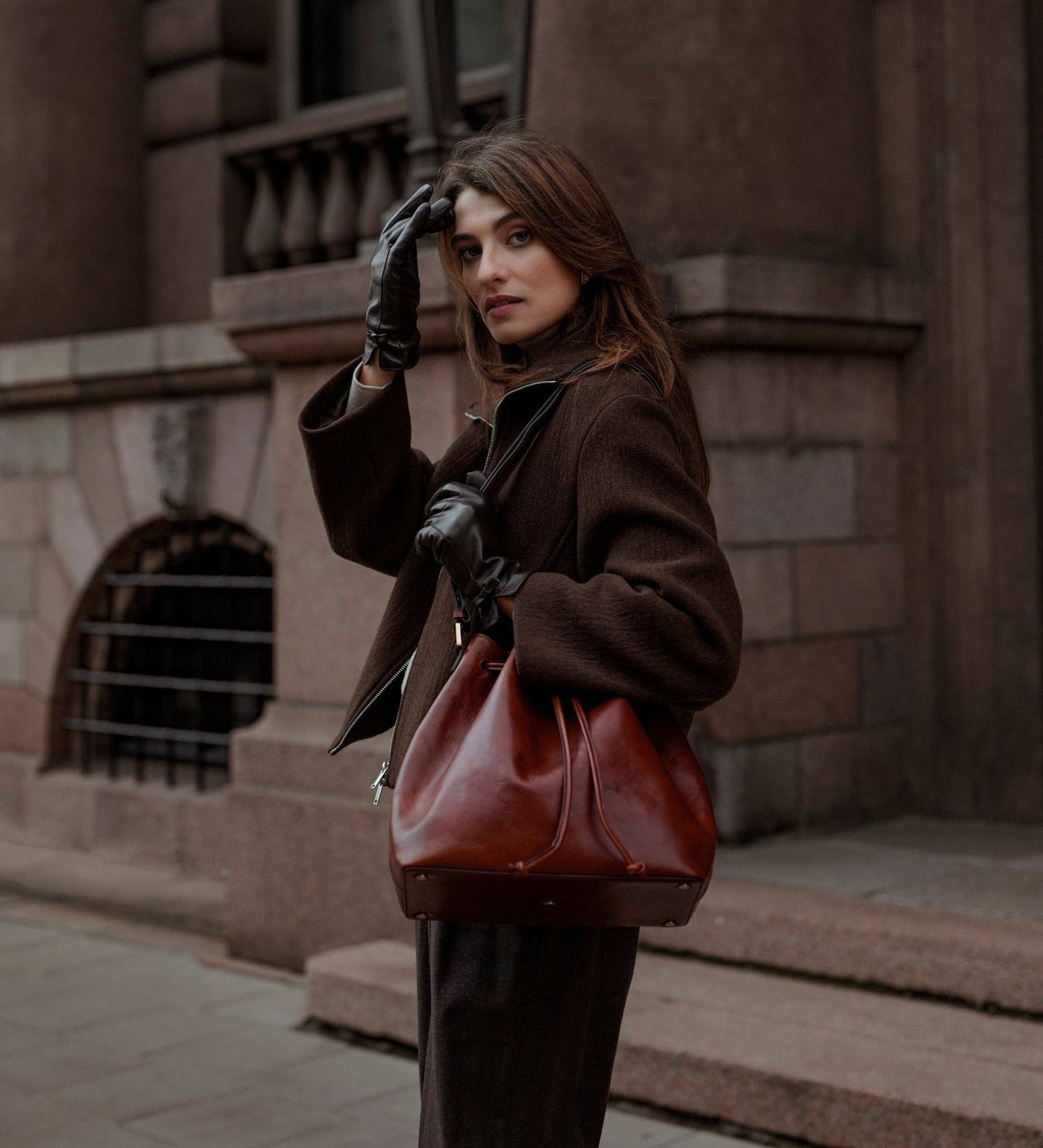 Genuine Italian Leather Handbag – Timeless Design – Ellar Nova