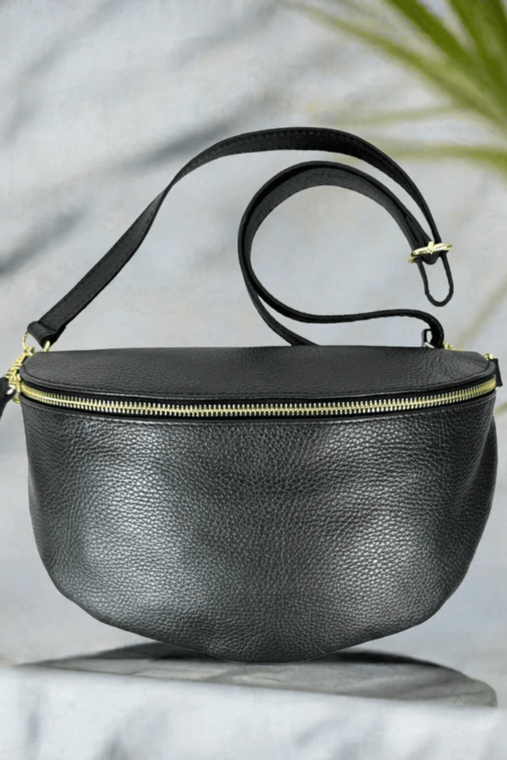 Italian Leather Crossbody Bag