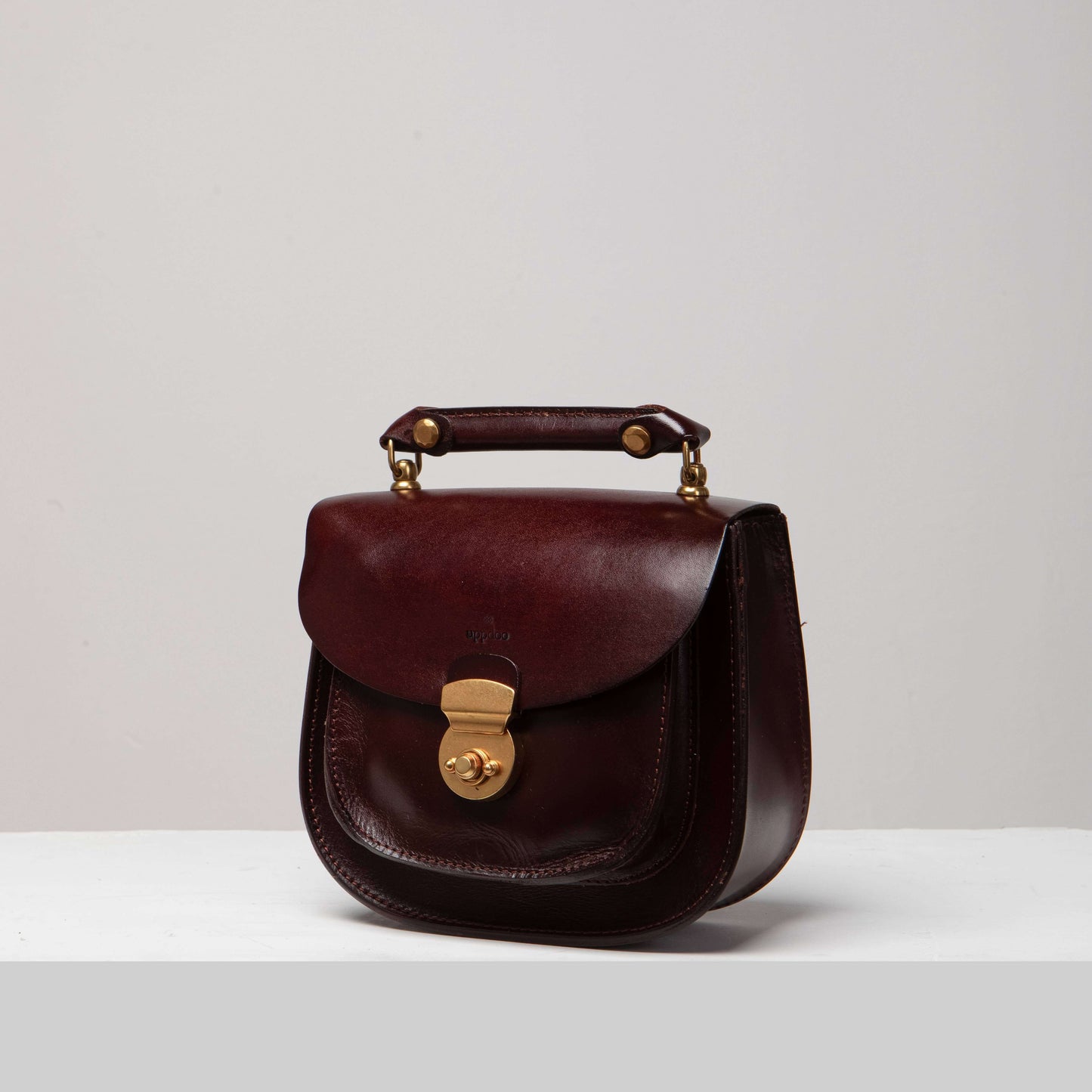 Summit Mini Leather Saddle Bag